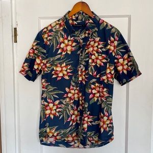 French Connection Men’s Tropical Button Down Shirt